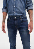 Guess Mens Slim Tapered Denim Blue