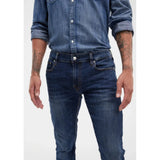 Guess Mens Slim Tapered Denim Blue