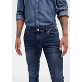 Guess Mens Slim Tapered Denim Blue