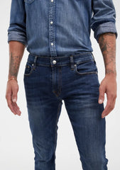 Guess Mens Slim Tapered Denim Blue