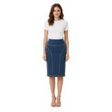 Freddy Womens Wrup Skirt In Denim Blue