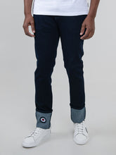 Ben Sherman Target Turn Up Slim Fit Mens Jeans In Navy