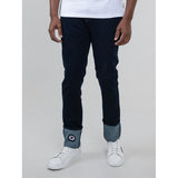 Ben Sherman Target Turn Up Slim Fit Mens Jeans In Navy
