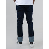 Ben Sherman Target Turn Up Slim Fit Mens Jeans In Navy