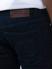 Ben Sherman Target Turn Up Slim Fit Mens Jeans In Navy