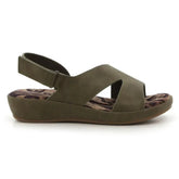 Hush Puppies Soft Style Ladies Soft Geraint Shoes In Olive