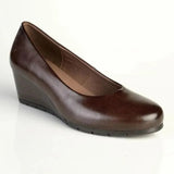 Hush Puppies Ladies Soft Mihewi Shoes In Chocolate