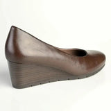 Hush Puppies Ladies Soft Mihewi Shoes In Chocolate