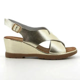 Hush Puppies Soft Style Ladies Ranee Shoes In Light Gold