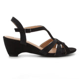 Hush Puppies Ladies Soft Stella Black Heels