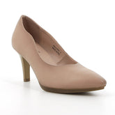 Hush Puppies Ladies Soft Phillipa Shoes Nude