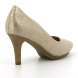 Hush Puppies Ladies Soft Phillipa Heels In Light Gold