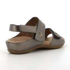 Hush Puppies Ladies Soft Claire Pewter Shoes