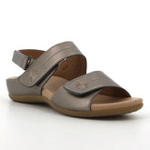 Hush Puppies Ladies Soft Claire Pewter Shoes
