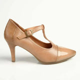 Hush Puppies Ladies Soft Phoenix Heels In Dark Beige