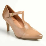 Hush Puppies Ladies Soft Phoenix Heels In Dark Beige