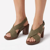 Hush Puppies Soft Style Soft Tharin Sandal In Olive