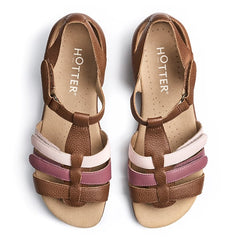 Hotter Womens Solei Shoes In Tan