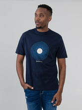 Ben Sherman Mens Sound Waves Navy T-Shirt