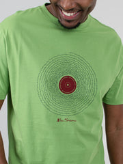 Ben Sherman Mens Sound Waves T-Shirt In Piquant Green