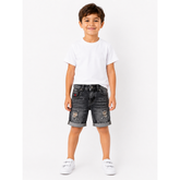 Soviet Boys Activate Fashion Denim Short In Double Dip