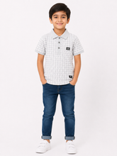 Soviet Boys Blitz Short Sleeves Fashion Golfer In Illusion Blue