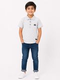Soviet Boys Blitz Short Sleeves Fashion Golfer In Illusion Blue