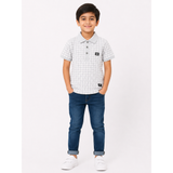 Soviet Boys Blitz Short Sleeves Fashion Golfer In Illusion Blue