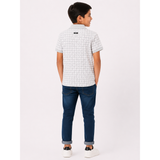 Soviet Boys Blitz Short Sleeves Fashion Golfer In Illusion Blue