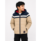 Soviet Boys Chambers Quilted Fashion Jacket In Stone