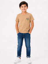 Soviet Boys Convoy Short Sleeves Box Fit Fashion T-Shirt In Khaki