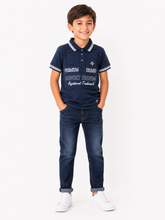 Soviet Boys Coupe Short Sleeves Fashion Golfer In Navy