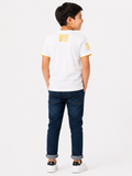 Soviet Boys Fierce Short Sleeves Fashion T-Shirt In White