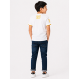 Soviet Boys Fierce Short Sleeves Fashion T-Shirt In White