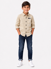 Soviet Boys Hydra Long Sleeves Fashion Shirt In Khaki