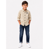 Soviet Boys Hydra Long Sleeves Fashion Shirt In Khaki