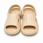 Soviet Boys Komodo Casual Push In Sandals In Beige