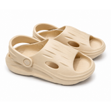 Soviet Boys Komodo Casual Push In Sandals In Beige