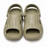 Soviet Boys Komodo Casual Push In Sandals In Olive
