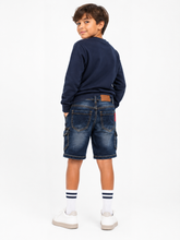 Soviet Boys Mighty Fashion Denim Short In Dark Indigo