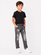Soviet Boys Ordino Fashion Skinny Denim Jeans In Black Wash