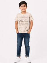 Soviet Boys Ratchet Short Sleeves Fashion T-Shirt In Light Sand