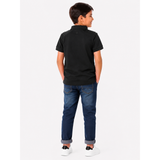 Soviet Boys Score Short Sleeves Fashion Golfer In Black