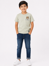 Soviet Boys Short Sleeves Crew Fashion T-Shirt In Sage