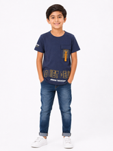 Soviet Boys Sub Zero Short Sleeves Fashion T-Shirt In Navy