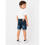 Soviet Boys Swish Denim Short In Dark Indigo