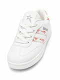 Soviet Girls Infants Isla Fash Low Casual Sneakers In White Mono/Floral