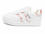 Soviet Girls Infants Isla Fash Low Casual Sneakers In White Mono/Floral