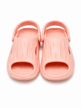 Soviet Girls Komodo Casual Push In Sandals In Dusty Pink