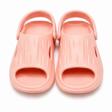 Soviet Girls Komodo Casual Push In Sandals In Dusty Pink